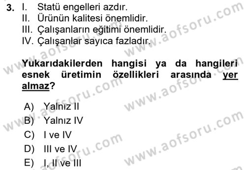 Sosyal Bilimlerde Temel Kavramlar Dersi 2024 - 2025 Yılı Yaz Okulu Sınav Soruları 3. Soru