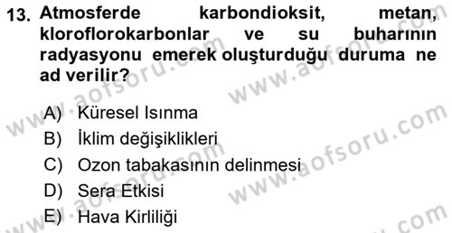 İnsan ve Toplum Dersi 2023 - 2024 Yılı (Vize) Ara Sınav Soruları 13. Soru