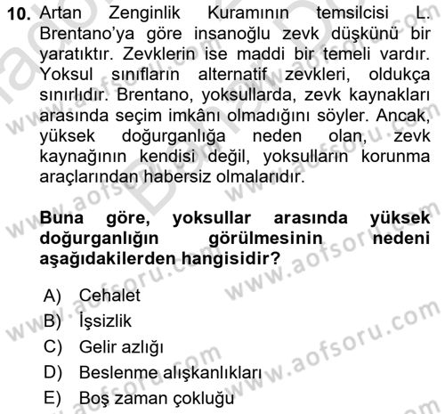 İnsan ve Toplum Dersi 2023 - 2024 Yılı (Final) Dönem Sonu Sınav Soruları 10. Soru