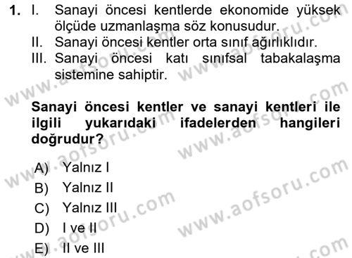 İnsan ve Toplum Dersi 2023 - 2024 Yılı Yaz Okulu Sınav Soruları 1. Soru