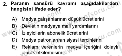 İnsan ve Toplum Dersi 2025 - 2026 Yılı (Vize) Ara Sınav Soruları 2. Soru