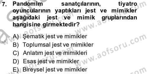 Birey ve Davranış Dersi 2013 - 2014 Yılı (Vize) Ara Sınav Soruları 7. Soru