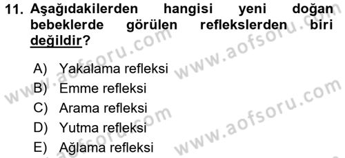 Birey ve Davranış Dersi 2015 - 2016 Yılı (Vize) Ara Sınav Soruları 11. Soru