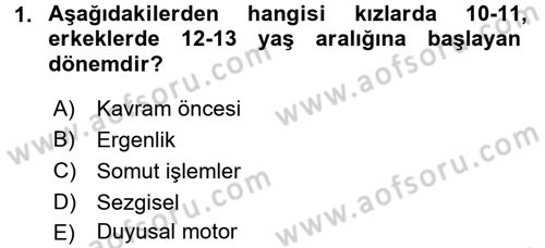 Birey ve Davranış Dersi 2015 - 2016 Yılı (Final) Dönem Sonu Sınav Soruları 1. Soru