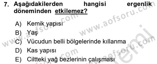 Birey ve Davranış Dersi 2016 - 2017 Yılı (Final) Dönem Sonu Sınav Soruları 7. Soru