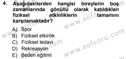 Turizm Sosyolojisi Dersi 2012 - 2013 Yılı (Vize) Ara Sınav Soruları 4. Soru