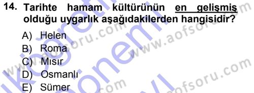 Turizm Sosyolojisi Dersi 2012 - 2013 Yılı (Final) Dönem Sonu Sınav Soruları 14. Soru