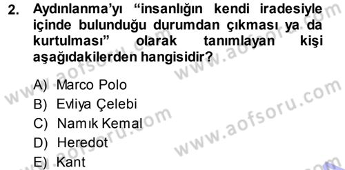 Turizm Sosyolojisi Dersi 2013 - 2014 Yılı (Final) Dönem Sonu Sınav Soruları 2. Soru