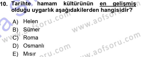 Turizm Sosyolojisi Dersi 2015 - 2016 Yılı (Vize) Ara Sınav Soruları 10. Soru