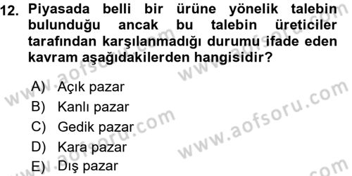 Turizm Sosyolojisi Dersi 2015 - 2016 Yılı (Vize) Ara Sınav Soruları 12. Soru