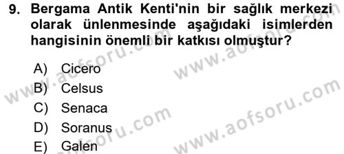 Turizm Sosyolojisi Dersi 2016 - 2017 Yılı (Vize) Ara Sınav Soruları 9. Soru