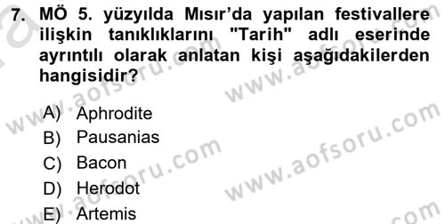 Turizm Sosyolojisi Dersi 2017 - 2018 Yılı (Vize) Ara Sınav Soruları 7. Soru