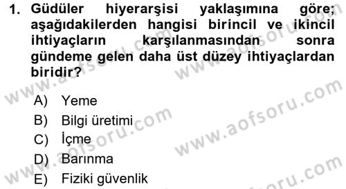 Turizm Sosyolojisi Dersi 2017 - 2018 Yılı (Final) Dönem Sonu Sınav Soruları 1. Soru