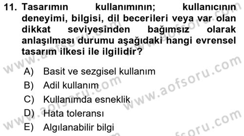 Turizm Sosyolojisi Dersi 2020 - 2021 Yılı Yaz Okulu Sınav Soruları 11. Soru