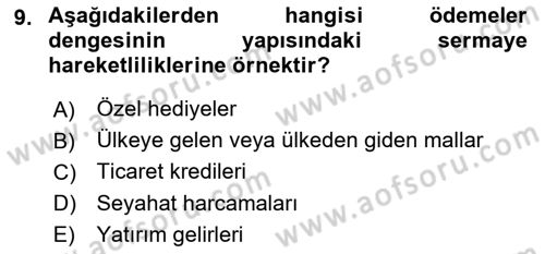 Turizm Sosyolojisi Dersi 2021 - 2022 Yılı Yaz Okulu Sınav Soruları 9. Soru