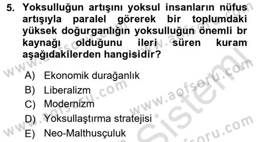 Turizm Sosyolojisi Dersi 2022 - 2023 Yılı (Final) Dönem Sonu Sınav Soruları 5. Soru