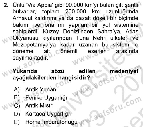 Turizm Sosyolojisi Dersi 2023 - 2024 Yılı (Final) Dönem Sonu Sınav Soruları 2. Soru