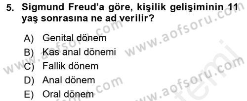 Örgütsel Davranış Dersi 2018 - 2019 Yılı (Vize) Ara Sınavı 5. Soru