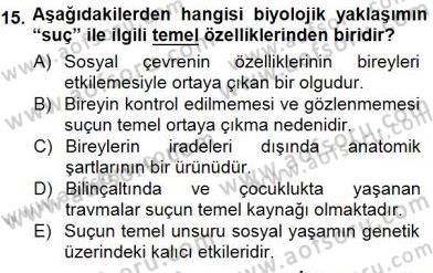 Sosyoloji 1 Dersi 2012 - 2013 Yılı (Final) Dönem Sonu Sınav Soruları 15. Soru