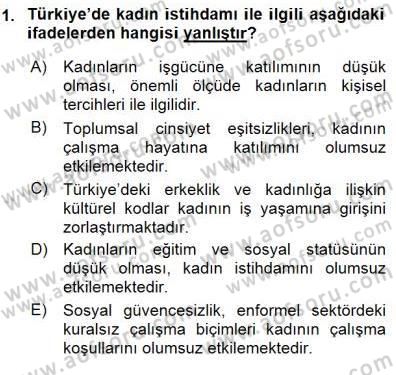 Sosyoloji 1 Dersi 2015 - 2016 Yılı (Final) Dönem Sonu Sınav Soruları 1. Soru