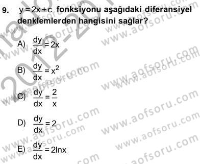 Sosyoloji 2 Dersi 2012 - 2013 Yılı (Vize) Ara Sınavı 11. Soru