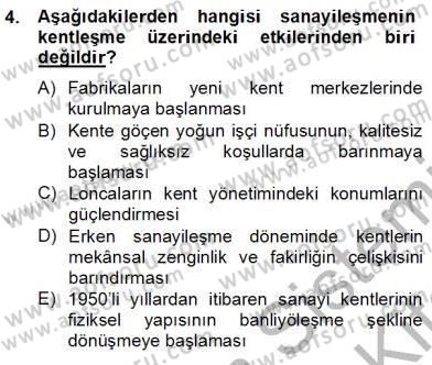 Sosyoloji 2 Dersi 2012 - 2013 Yılı (Final) Dönem Sonu Sınav Soruları 4. Soru
