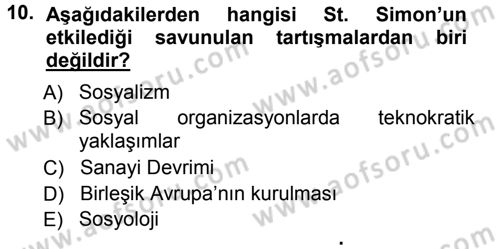 Davranış Bilimleri 1 Dersi 2012 - 2013 Yılı (Vize) Ara Sınav Soruları 10. Soru