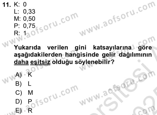 Davranış Bilimleri 1 Dersi 2024 - 2025 Yılı Yaz Okulu Sınav Soruları 11. Soru