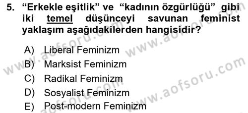 Davranış Bilimleri 1 Dersi 2025 - 2026 Yılı (Vize) Ara Sınav Soruları 5. Soru