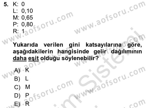 Davranış Bilimleri 1 Dersi 2025 - 2026 Yılı (Final) Dönem Sonu Sınav Soruları 5. Soru