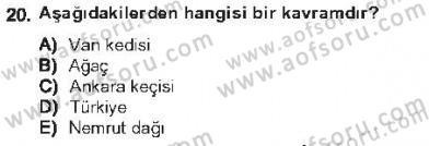 Davranış Bilimleri 2 Dersi 2012 - 2013 Yılı Tek Ders Sınav Soruları 20. Soru