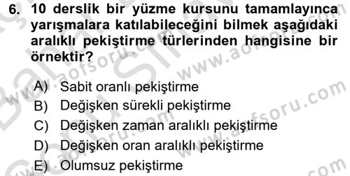 Davranış Bilimleri 2 Dersi 2015 - 2016 Yılı (Final) Dönem Sonu Sınavı 6. Soru