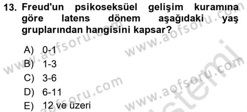 Davranış Bilimleri 2 Dersi 2022 - 2023 Yılı Yaz Okulu Sınav Soruları 13. Soru