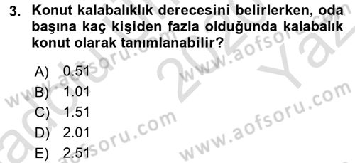 Nüfus Ve Toplum Dersi 2020 - 2021 Yılı Yaz Okulu Sınav Soruları 3. Soru