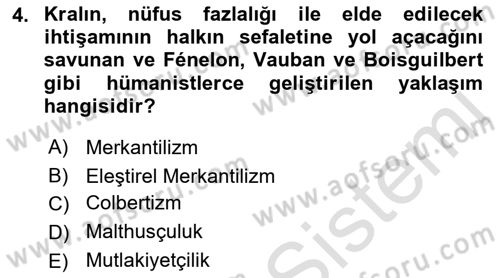 Nüfus Ve Toplum Dersi 2023 - 2024 Yılı (Final) Dönem Sonu Sınav Soruları 4. Soru