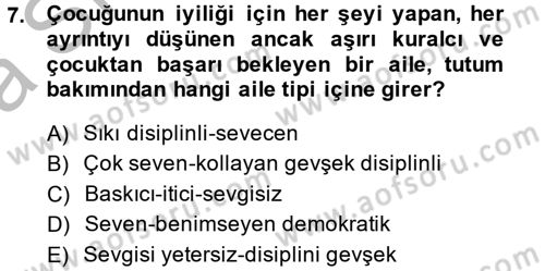 Sosyal Sorunlar Dersi 2014 - 2015 Yılı (Vize) Ara Sınav Soruları 7. Soru