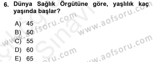 Sosyal Sorunlar Dersi 2017 - 2018 Yılı 3 Ders Sınav Soruları 6. Soru