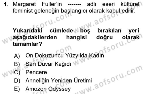 Modern Sosyoloji Tarihi Dersi 2021 - 2022 Yılı (Final) Dönem Sonu Sınav Soruları 1. Soru