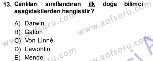 Sosyal Antropoloji Dersi Ara Sınavı Deneme Sınav Soruları 13. Soru