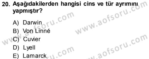 Sosyal Antropoloji Dersi Ara Sınavı Deneme Sınav Soruları 20. Soru