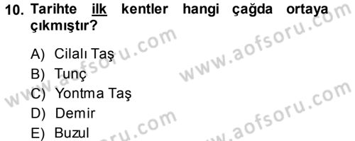 Sosyal Antropoloji Dersi 2013 - 2014 Yılı (Final) Dönem Sonu Sınav Soruları 10. Soru