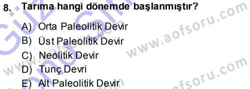 Sosyal Antropoloji Dersi 2013 - 2014 Yılı (Final) Dönem Sonu Sınav Soruları 8. Soru