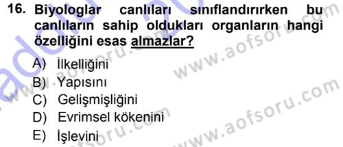 Sosyal Antropoloji Dersi 2014 - 2015 Yılı (Vize) Ara Sınav Soruları 16. Soru
