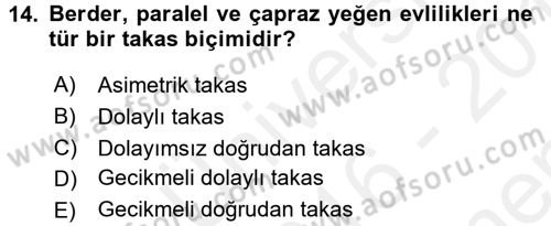 Sosyal Antropoloji Dersi 2016 - 2017 Yılı (Final) Dönem Sonu Sınav Soruları 14. Soru