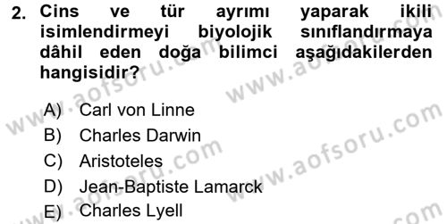 Sosyal Antropoloji Dersi 2017 - 2018 Yılı 3 Ders Sınav Soruları 2. Soru