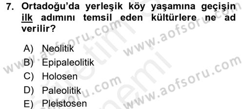 Sosyal Antropoloji Dersi 2017 - 2018 Yılı (Final) Dönem Sonu Sınav Soruları 7. Soru