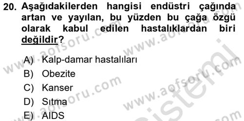 Sosyal Antropoloji Dersi 2018 - 2019 Yılı 3 Ders Sınav Soruları 20. Soru