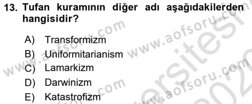 Sosyal Antropoloji Dersi Ara Sınavı Deneme Sınav Soruları 13. Soru