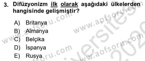 Sosyal Antropoloji Dersi 2019 - 2020 Yılı (Vize) Ara Sınav Soruları 3. Soru