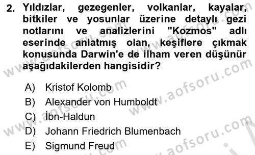 Sosyal Antropoloji Dersi 2022 - 2023 Yılı Yaz Okulu Sınav Soruları 2. Soru